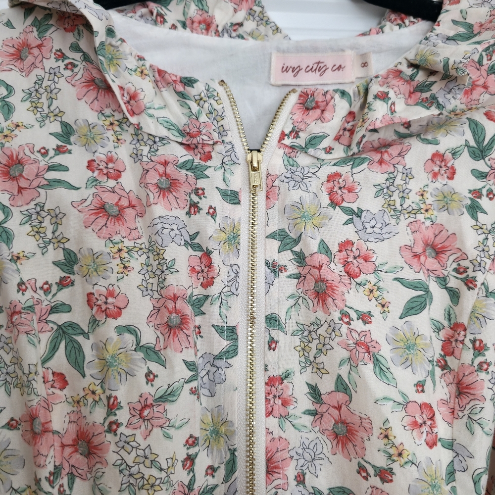 Ivy City Co Chelsea Dress in Cream Floral (Liberty Fabric 100% Cotton) - Picture 5 of 8